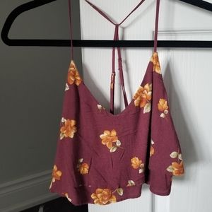 Floral crop top